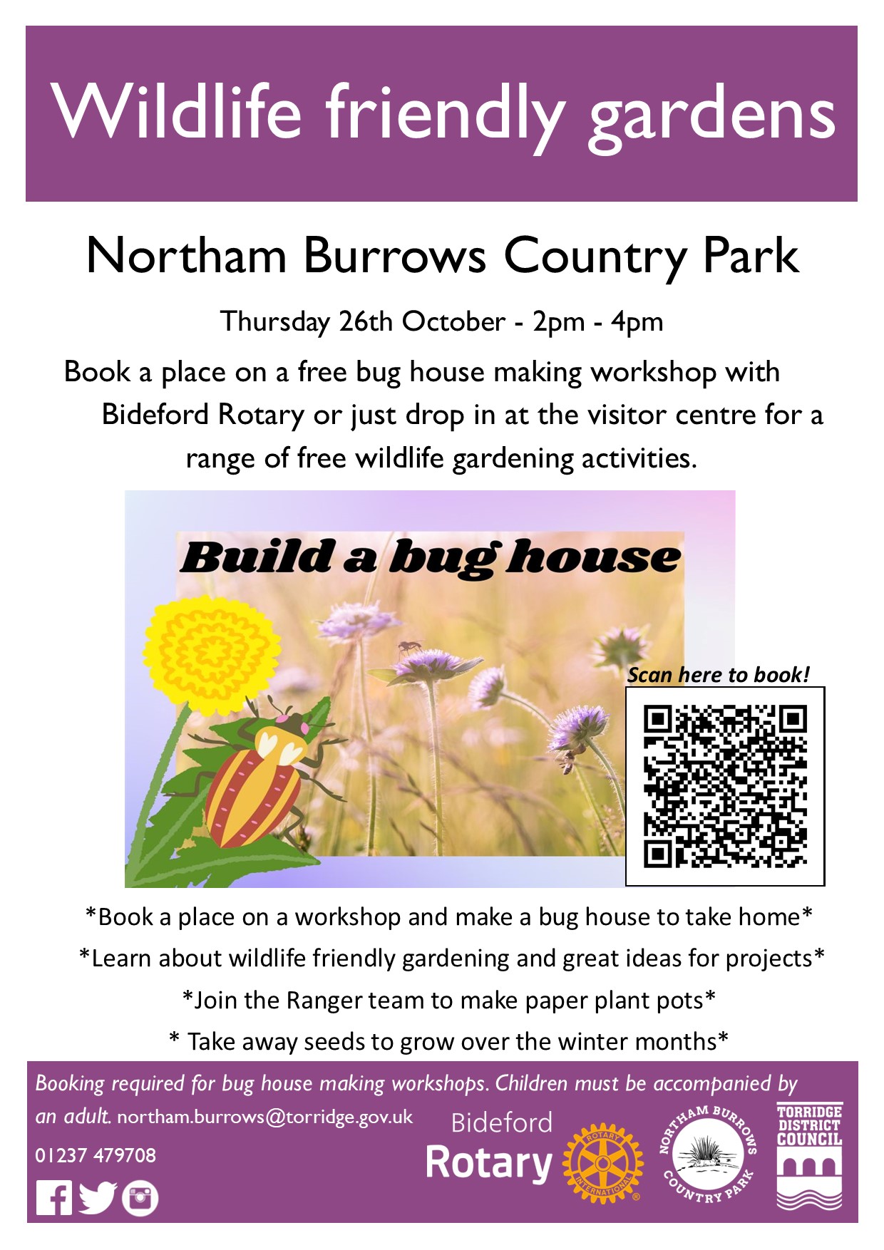 Wildlife Friendly Gardens Northam Burrows North Devon Coast